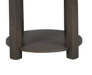 Jonah - MDF End Table With USB Ports - Light Brown