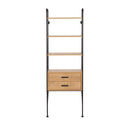 Lean - Industrial Bookcase - Black / Brown by HouseOfZazla