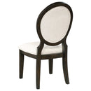 Fulton - Oval Back Dining Side Chair (Set of 2) - Espresso by HouseOfZazla