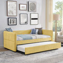 Upholstered Daybed With Pop Up Trundle by HouseOfZazla