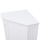 Bathroom Cabinet Triangle Corner Storage Cabinet With Adjustable Shelf Modern Style by HouseOfZazla