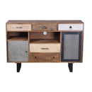 Rustic 2 Drawer Kitchen Island - Multi by Unique Piece Furniture