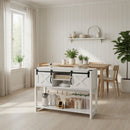 Farmhouse Entryway Table With Sliding Barn Door by HouseOfZazla