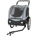 2-in-1 Bike Trailer & Pet Stroller for Dogs up to 110lbs by HouseOfZazla
