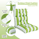 2 Piece High Back Patio Chair Cushion Set, Tufted Adirondack And Rocking Chair Cushions by HouseOfZazla