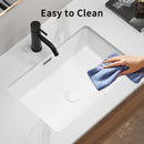 Rectangular Undermount Bathroom Sink