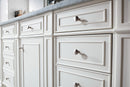 James Martin Bristol 60" Single Bathroom Vanity, Bright White
