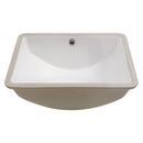 Modern Ceramic Undermount Bathroom Sink With Overflow, High Quality by HouseOfZazla