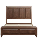 Sleigh Bed Frame With Tall Headboard And Storage Bench by HouseOfZazla