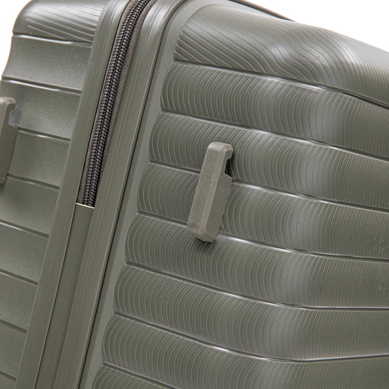 4 Piece Set Spinner Wheel Luggage with Cosmetic Case in Green, photo 4 of 10