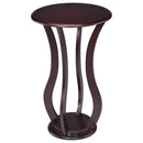 Round Accent Table - Cherry by HouseOfZazla