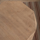 38" Three-dimensional Embossed Pattern Design American Retro Style Coffee Table