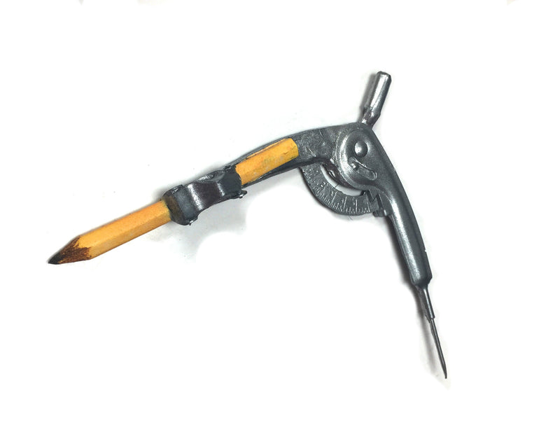 Rigid Plastic Drafting Compass Replica Prop