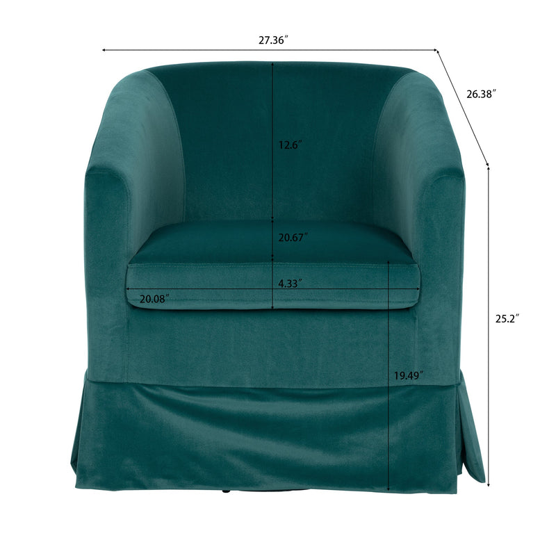 27.36" Wide Swivel Chair