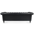 Traditional Square Arm Removable Cushion 3 Seater Sofa by Unique Piece Furniture
