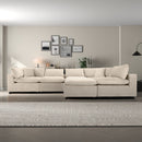 Hayward - Modular Sectional Sofa - Ivory by HouseOfZazla