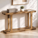 Console Table & Bottom Shelf - Walnut by HouseOfZazla