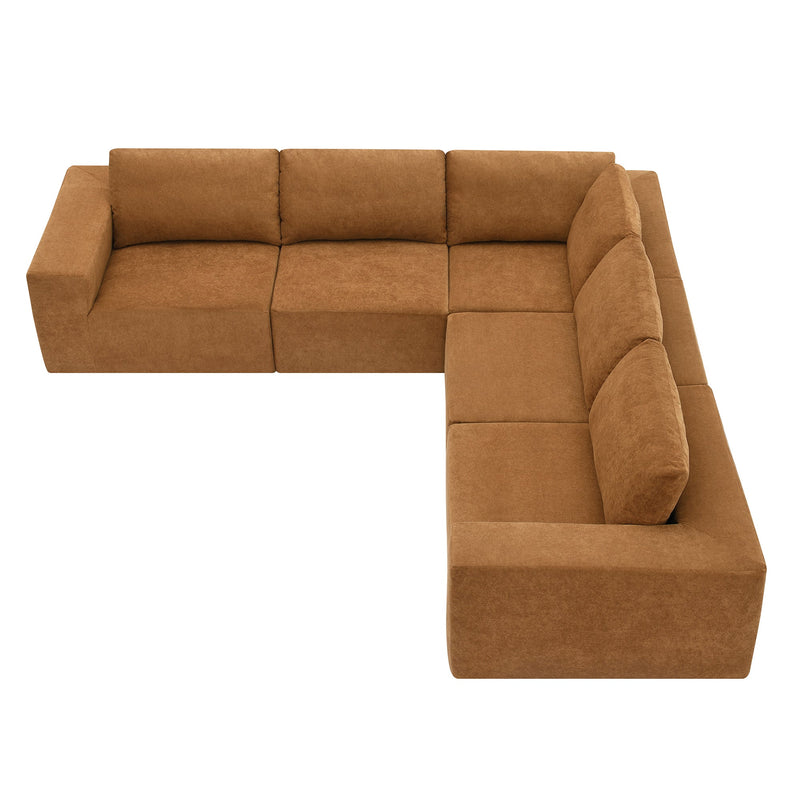 Walker Edison | Modular L-Shaped Sectional Sofa