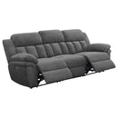 Bahrain Upholstered Power Sofa Charcoal