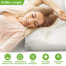 Bamboo Memory Foam Sleep Pillow with Cervical Support by LJGDeals