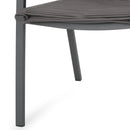 Outdoor Modern Aluminum Dining Chair Set With Rope Sea (Set of 2) by HouseOfZazla