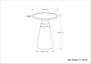 Kramer - Side Table - Cognac by HouseOfZazla