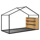 Bed House Frame With Shelves And Lights by Unique Piece Furniture