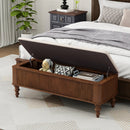 50.8-Inch Multi-Functional Storage Ottoman Bench by HouseOfZazla