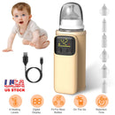 Portable Bottle Warmer with Night Light On The Go Baby Milk Warmer Milk Formula Warmer for Home Travel with 6 Heating Levels by GBruno Store