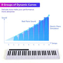 61-Key Portable Digital Stage Piano with Carrying Bag-White by LJGDeals