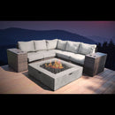 Modern Rattan Wicker Seating Group With Cushions by HouseOfZazla