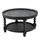 Round 2 Tiered Side Tabel, End Tabel For Lving Room Bedroom Entryway by HouseOfZazla