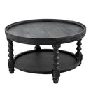 Round 2 Tiered Side Tabel, End Tabel For Lving Room Bedroom Entryway by Unique Piece Furniture