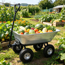 Folding Poly Garden Dump Truck with Steel Frame and Pneumatic Tires by HouseOfZazla