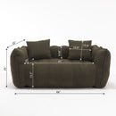 Cozy Beanbag Chair With High Resilience Foam Core For 2 by Unique Piece Furniture