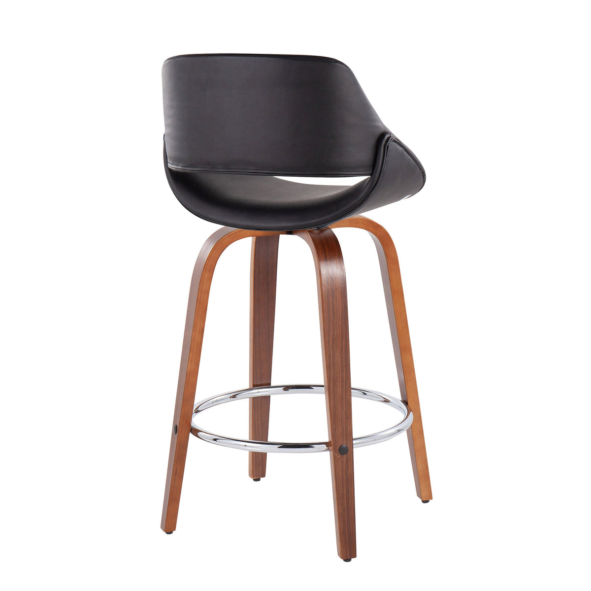 Mid-Century Modern Fixed-Height Counter Stool, photo 9 of 10