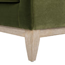 Pasadena - Wide Modern Farmhouse Accent Arm Chair - Olive Green by HouseOfZazla
