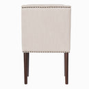 Light Luxury Rivet Upholstered Dining Chair Set of 2 by HouseOfZazla