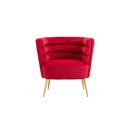 Accent Chair, leisure single chair with Golden feet