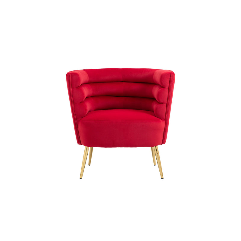 Accent Chair, leisure single chair with Golden feet