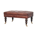 Buffalo - Ottoman With Castor Legs by HouseOfZazla