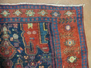 4' X 10' Antique Handmade Turkish Floral Tribal Oriental Wool Rug