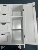 Bathroom Storage Cabinet with 4 Drawers and 1 Door