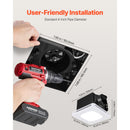 Bathroom Exhaust Fan with LED Light and Adjustable Color Temperatures by HouseOfZazla