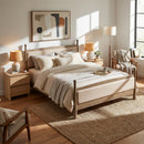 King Size Upholstered Platform Bed Frame