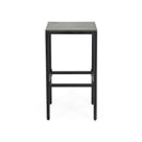 Outdoor Bar Stool With Slat Design And Metal Frame (Set of 2) by HouseOfZazla