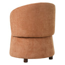 Orange Pet Friendly Chair with Hidden Pet Nook, Convertible Stool, and Storage Seat by HouseOfZazla