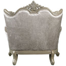 Libertee - Chair With Pillow - Beige Fabric & Champagne