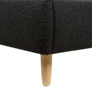 Roman - Curved Headboard Upholstered Platform Bed by HouseOfZazla