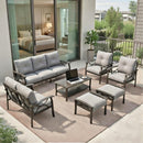 Patio Furniture Set with Coffee Table and Cushions for Backyard by HouseOfZazla